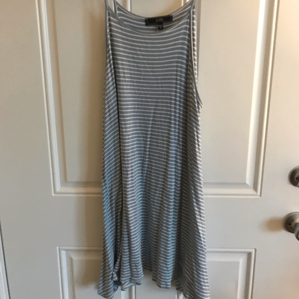 Soft Blue Swing Dress